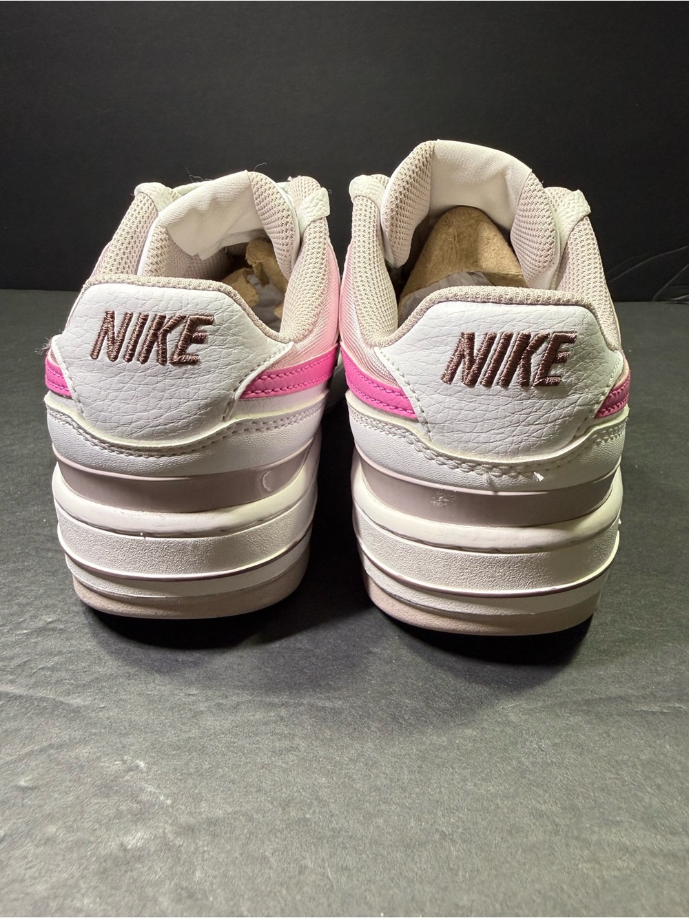Nike Air Gamma Force Women’s White Pink Sneakers Shoe Size- 7.5 - Picture 6 of 10